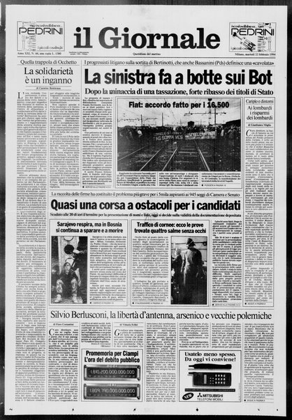 Il giornale : quotidiano del mattino